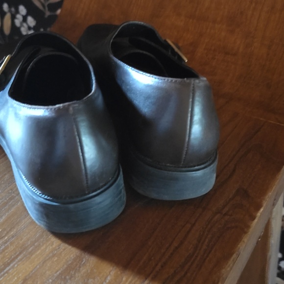 Naturalizer Brown Leather Buckle Loafers - Picture 4 of 4